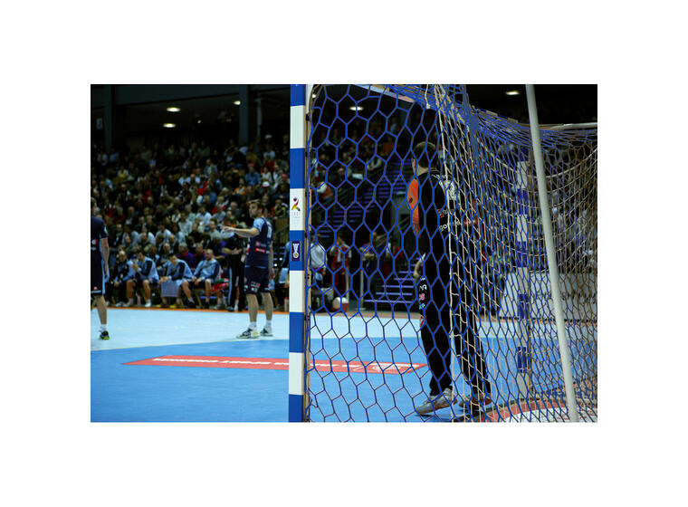 Nett håndballmål VM 3x2 m 1 par | Blå | 80/100 | 4,75 mm | M100 