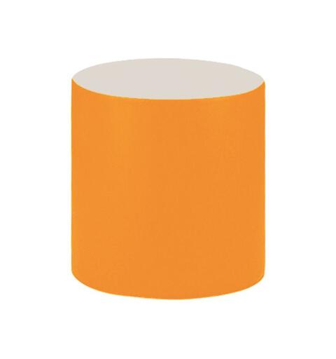 Skummodul | Sylinderbase L i skum 60x60 cm | oransje/ivory