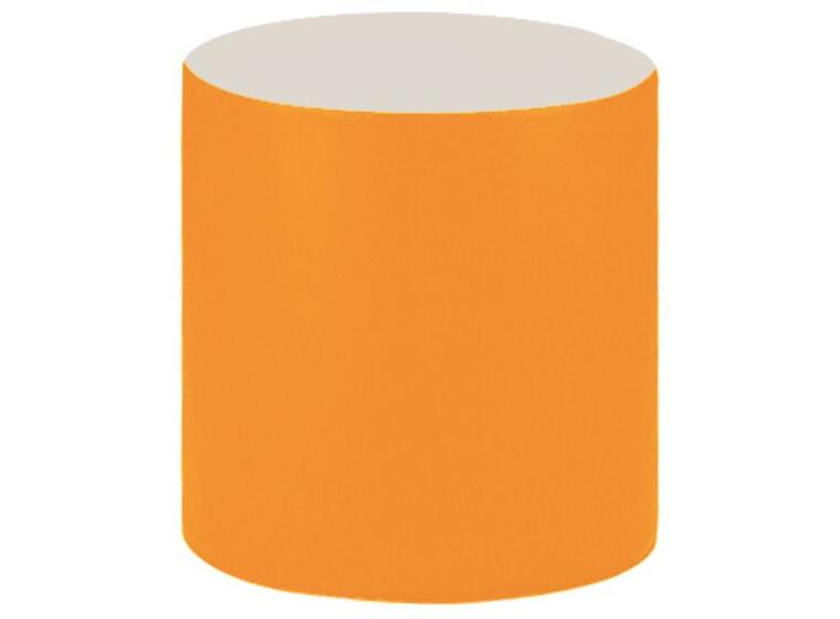 Skummodul | Sylinderbase L i skum 60x60 cm | oransje/ivory 