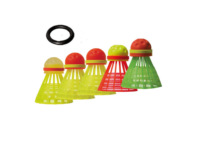 Speedminton Speeder Mix (5) Startpakke med 5 baller til Crossminton 