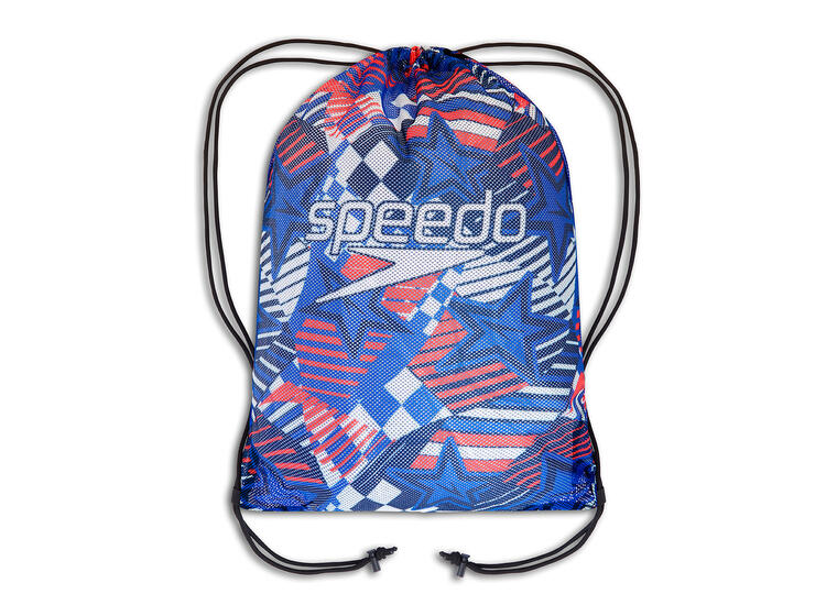 Speedo Equipment Mesh Bag Svømmebag Star printed | Oppbevaringspose 