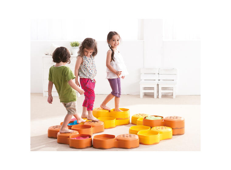 Weplay Honey Hills Balansebane Sett med 6 balanseelementer 