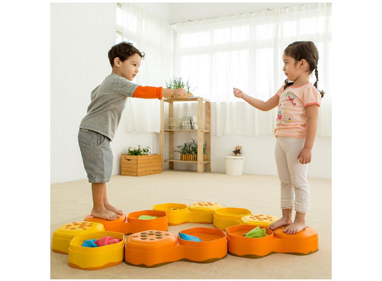 Weplay Honey Hills Balansebane Sett med 6 balanseelementer 