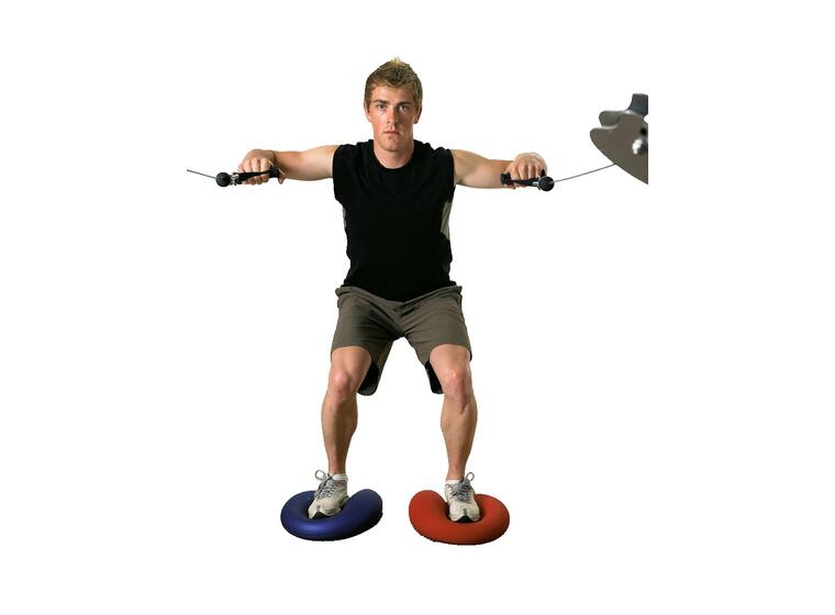 Balansepute Togu Dynair Senso 33 cm Blå | Balansepute med nupper 