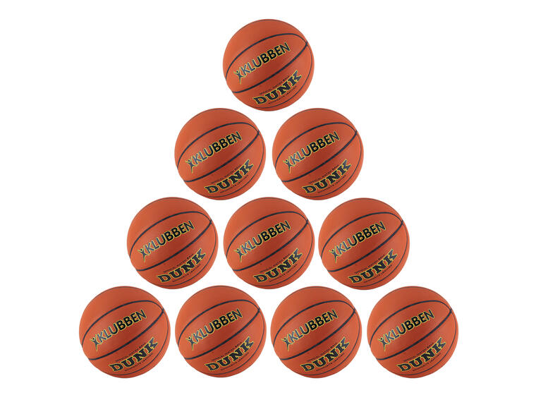 Basketball Klubben Dunk (10) 10 stk | Kamp- og treningsball 