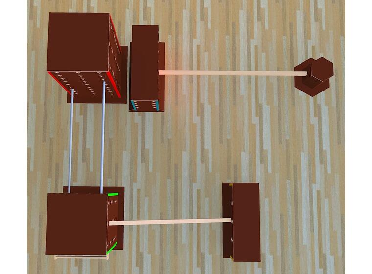 Cube Sports Sett 2 | Parkour Medium pakke til skole og idrett 
