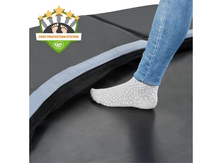 EXIT Dynamic Bakketrampoline Sikkerhetsnett | 366 cm | Svart 