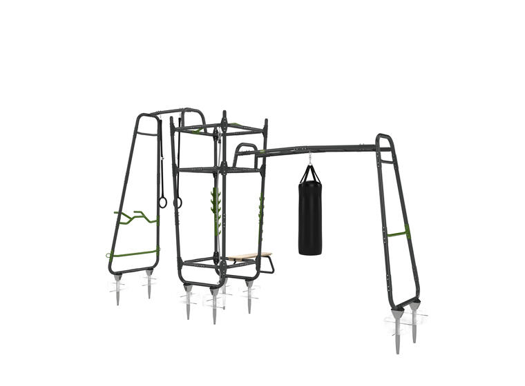 EXIT GetSet Powerstation PS610 606x217 cm | Utendørs treningsapparat 