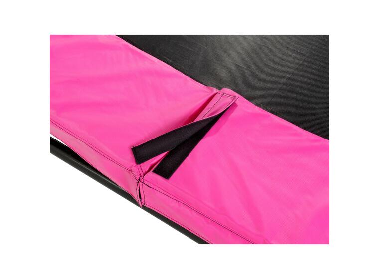 EXIT Silhouette bakketrampoline 214 x 305 cm | Rosa | Sikkerhetsnett 
