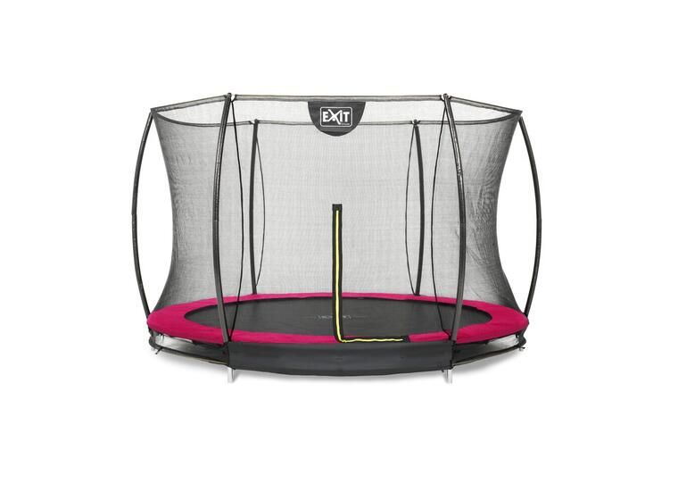 EXIT Silhouette bakketrampoline 305 cm | Rosa | Inkl. sikkerhetsnett 