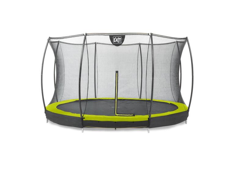 EXIT Silhouette bakketrampoline 366 cm | Lime | Inkl. sikkerhetsnett 