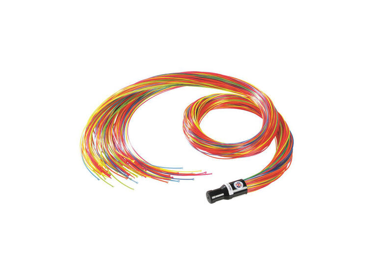 Fiberoptikk 100 flerfargede tråder 200 cm | med lyskilde 