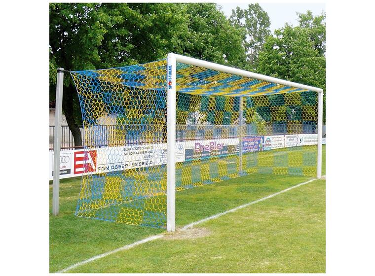 Fotballmål 7,32x2,44 m Stadion 11'er mål | Hvitt | Oval profil 