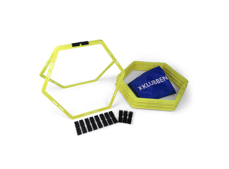 Hexa Ring System Sett med 12 ringer og koblinger 