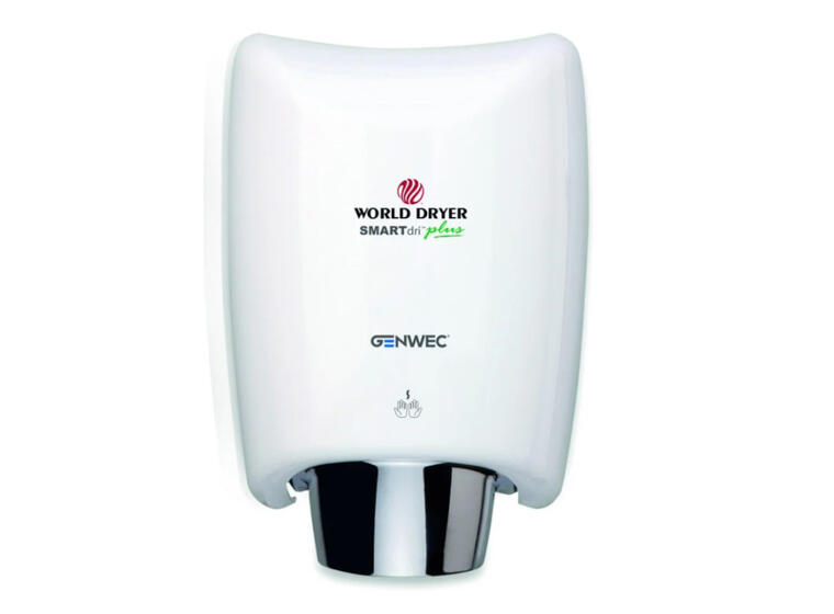 Håndtørker World Dryer SMARTdri Plus Hvit 