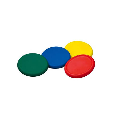 Kasteskive Myk | 4 stk farger Frisbee i skumstoff