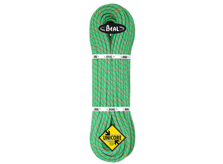 Klatretau Beal TIGER 10mmx50m DRY | Dynamisk enkelttua | Grønn 