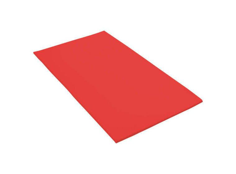 Lekematte 200 x 100 x 2 cm | Rød Matte med borrelås og antiskliunderlag 