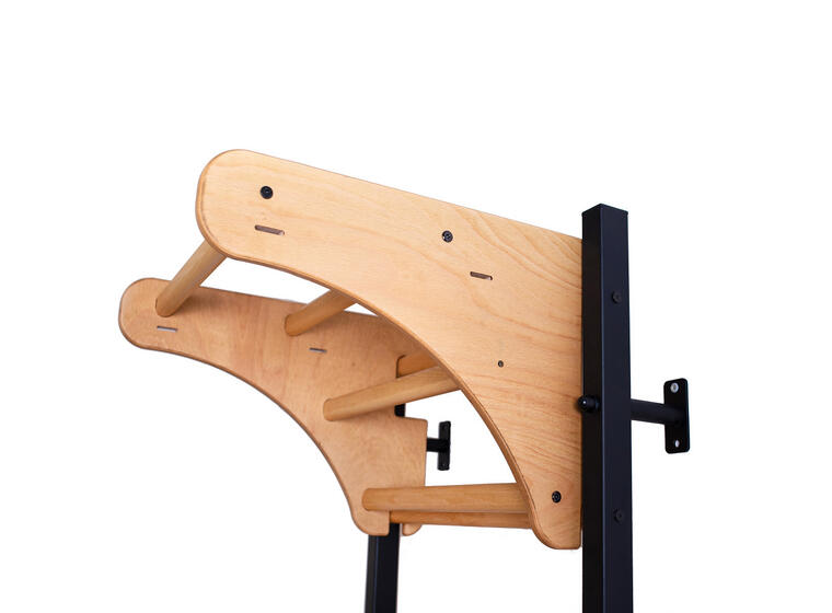 Ribbevegg BenchK 211B Svart Pull up stativ 
