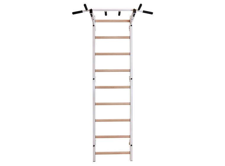 Ribbevegg BenchK 311W Hvit Med fastmontert pull-up stang 