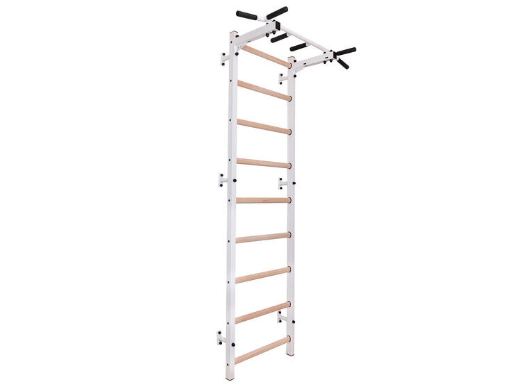 Ribbevegg BenchK 311W Hvit Med fastmontert pull-up stang 