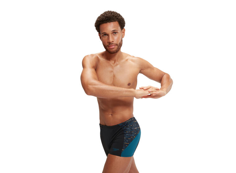 Splice Aquashort Badebukse 30 Speedo | Svart/Teal | ECO Endurance+ MAX 
