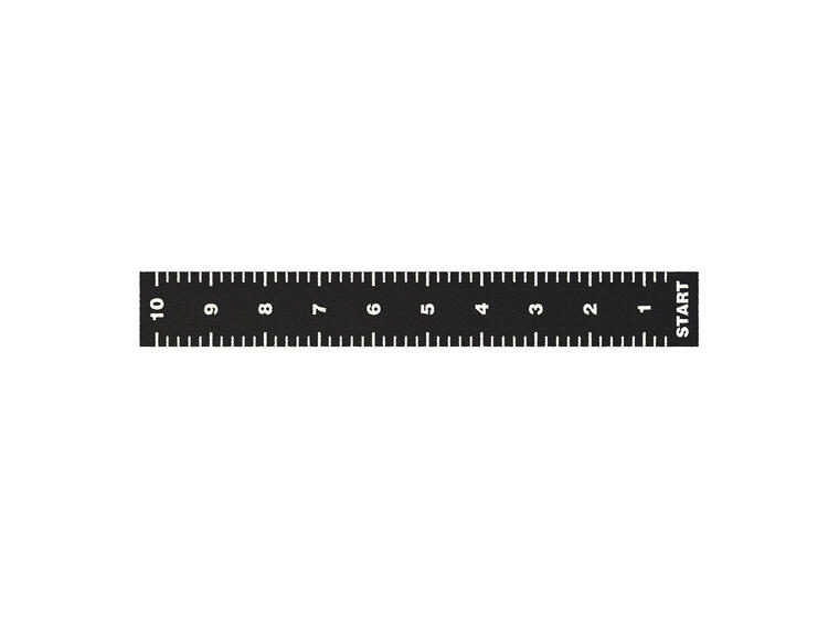 Sprintbane Essential Svart Sprinttrack | 10 x 1,33 m 