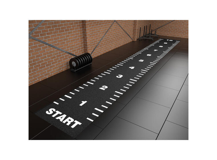 Sprintbane Essential Svart Sprinttrack | 10 x 1,33 m 