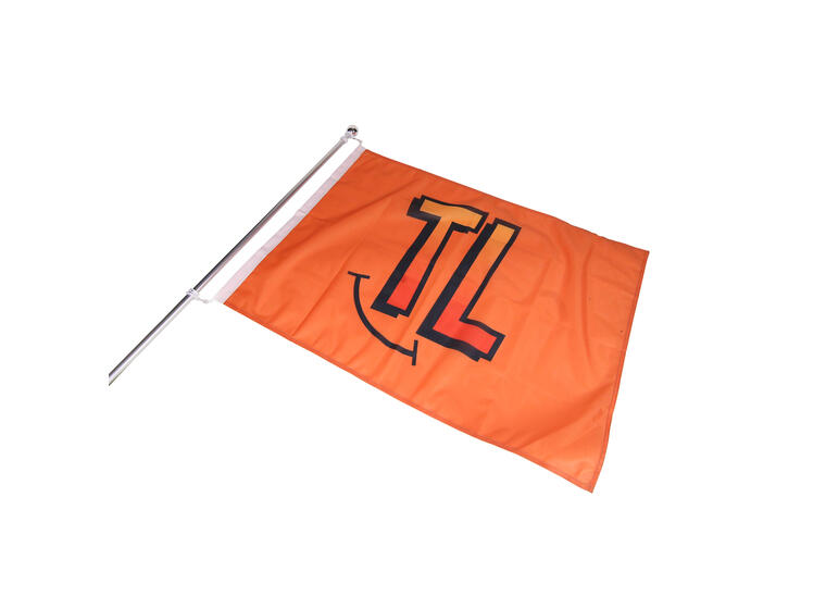 TL Flagg med stang Trivselsleder | Balkongflagg 