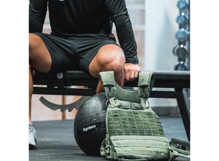 Vektvest Gymleco 9 kg | Grønn Tactical Weight Vest