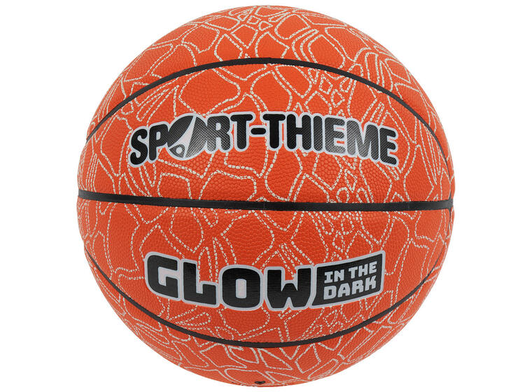Basketball Sport-Thieme Glow in the Dark Brun basketball som lyser i mørket 