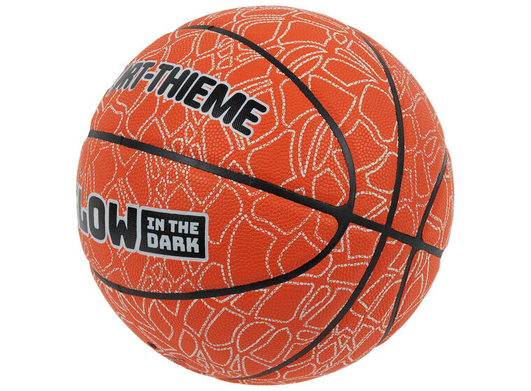 Basketball Sport-Thieme Glow in the Dark Brun basketball som lyser i mørket 