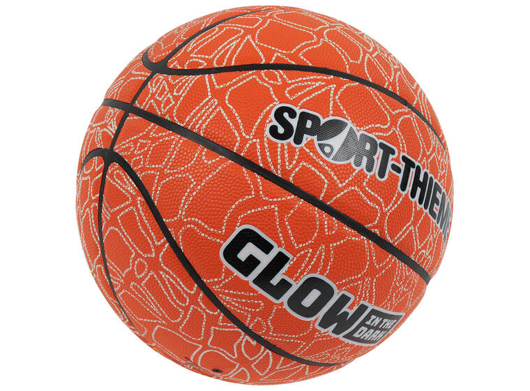 Basketball Sport-Thieme Glow in the Dark Brun basketball som lyser i mørket 