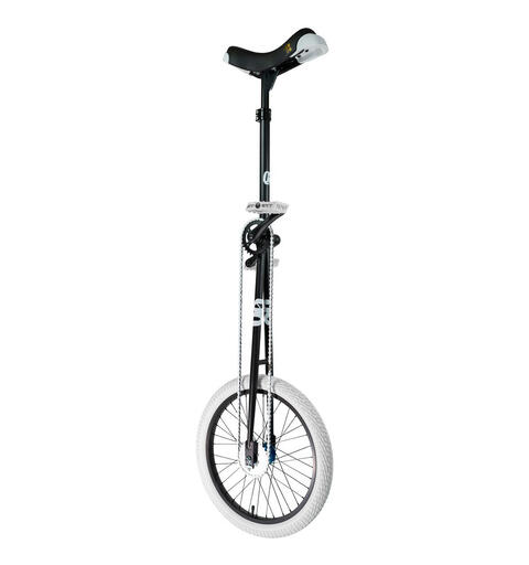 Enhjulssykkel Qu-Ax Giraff 20 | Svart Aluminium | Min. benlengde: 68 cm