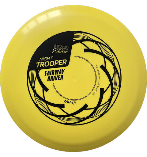 Golfdisc FW Driver Night Trooper Fairway driver til frisbeegolf