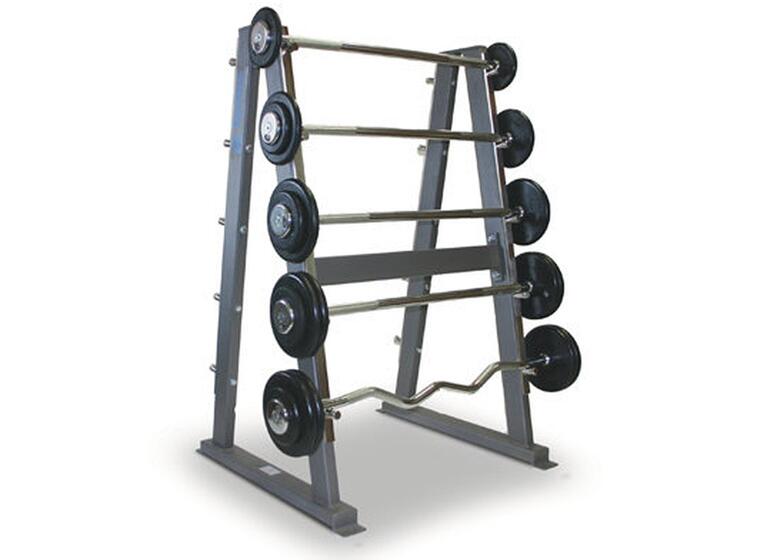 Gymleco Rack til fastmonterte stenger Oppbevaring for 10 vektstenger 