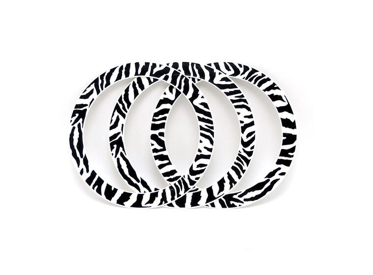 MB Zebra Sjongleringsring | 32 cm Solid ring i Zebra design 