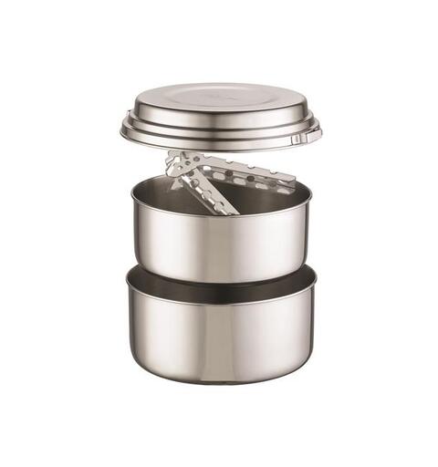 MSR Alpine 2 Pot Set | Turkj&#248;kken Kjeler i rustfritt st&#229;l | 1,5 L og 2 L
