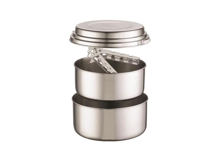 MSR Alpine 2 Pot Set | Turkjøkken Kjeler i rustfritt stål | 1,5 L og 2 L 