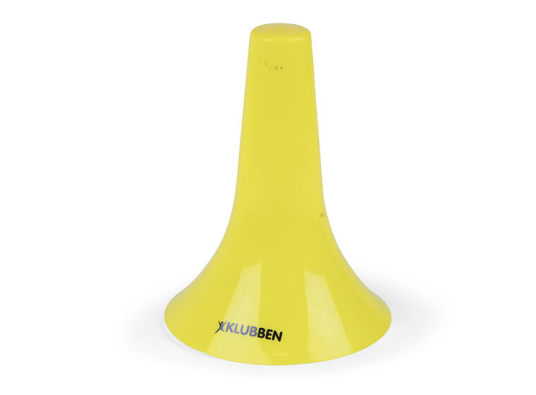 Markeringskjegler 6 stk | 22 cm Sett med 6 gule kjegler