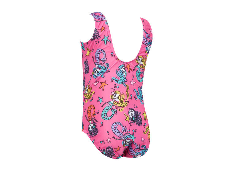 Merry Maiden Scoopback Badedrakt 92cm Zoggs | Rosa/Flerfarget | Ecolast 