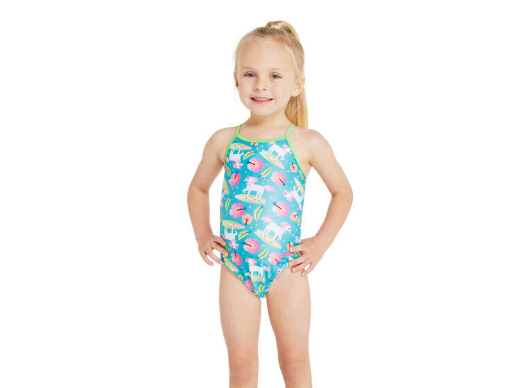 Pegasus Crossback Badedrakt 98cm Zoggs | Flerfarget | Ecolast 