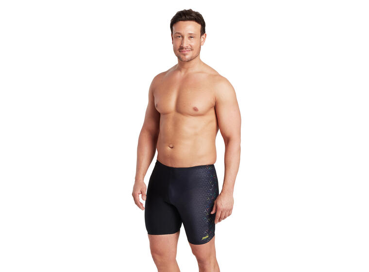 Predator Mid Jammer Badebukse 32 Zoggs | Svart | Ecolast+ 
