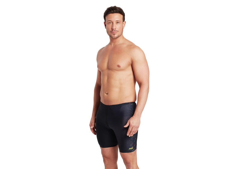 Predator Mid Jammer Badebukse 32 Zoggs | Svart | Ecolast+ 