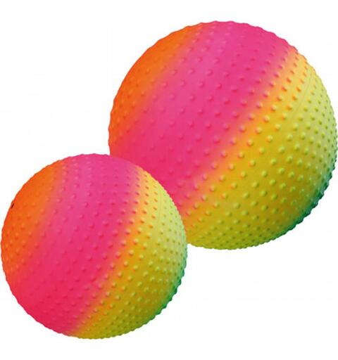 Regnbueball Togu Sunrise 18 cm 18 cm fargerik lekeball med nupper