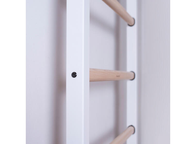 Ribbevegg BenchK 412 Hvit Pull-up | turnringer| husketallerken 