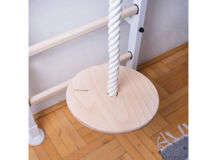 Ribbevegg BenchK 412 Hvit Pull-up | turnringer| husketallerken 