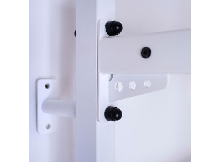 Ribbevegg BenchK 412 Hvit Pull-up | turnringer| husketallerken 