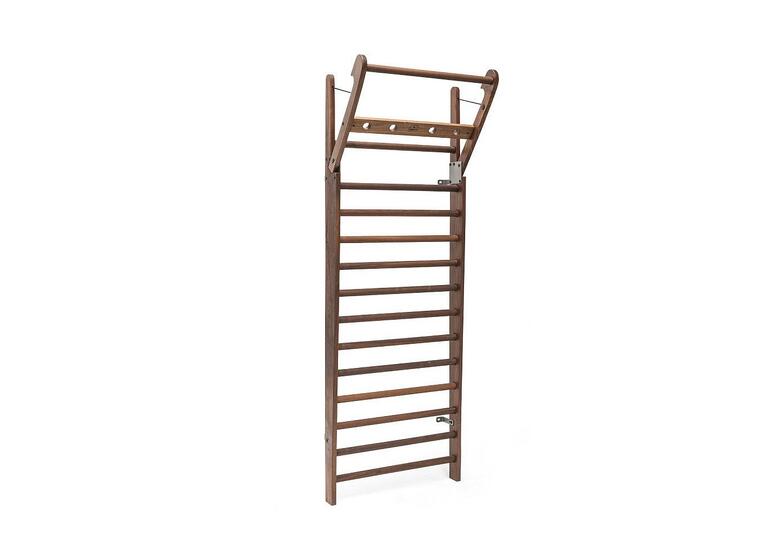 Ribbevegg NOHrD® 230x80 cm 1 seksjon | Avstand 9,9 cm | Valnøtt 