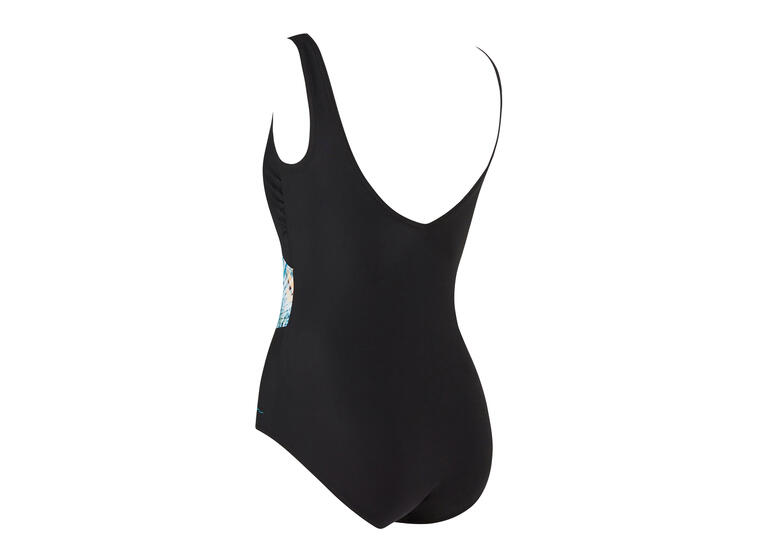 Sea Dreamer Front Crossover Badedrakt 36 Zoggs | Svart/Flerfarget | Ecolast 